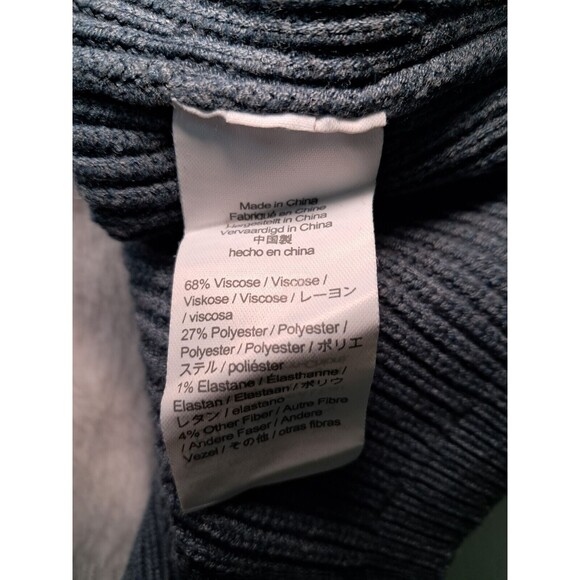 J.Crew Ribbed Stretch Crewneck Sweater Blue Gray  Soft Feel BJ580 $128 Size M - Picture 10 of 11